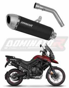Triumph Tiger 800 XCA 2018 - 2020 Toba de esapament S6 NEGRU + dB killer