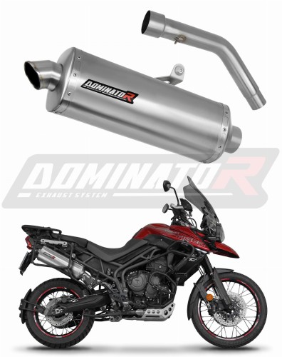 exhaust muffler DOMINATOR P7 fits to Triumph Tiger 800 XCA 2018  2020