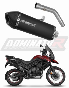 Triumph Tiger 800 XCA 2018 - 2020 Toba de esapament HP7 NEGRU + dB killer