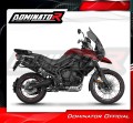 exhaust muffler DOMINATOR P7 BLACK fits to Triumph Tiger 800 XCA 2018  2020 5