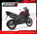 exhaust muffler DOMINATOR HP7 BLACK fits to Triumph Tiger 800 XCA 2018  2020 4
