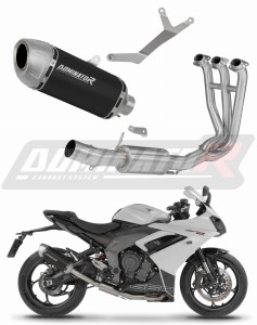 Triumph Daytona 660 2024 - 2026 Toba de esapament S6 NEGRU + dB killer