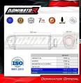 exhaust muffler DOMINATOR S6 BLACK fits to Triumph Daytona 660 2024  2026 7