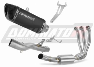 CF MOTO 675 NK 2024 - 2026 Sistem complet cu colector si toba de esapament HP6 NEGRU + dB killer
