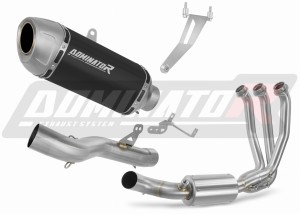 CF MOTO 675 NK 2024 - 2026 Sistem complet cu colector si toba de esapament S6 NEGRU + dB killer