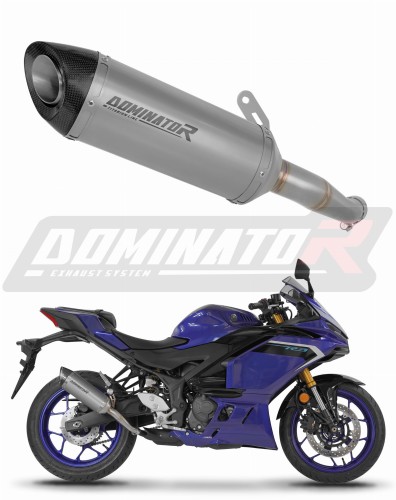 exhaust muffler DOMINATOR titanium HP8 fits to Yamaha YZFR3 2025  2026