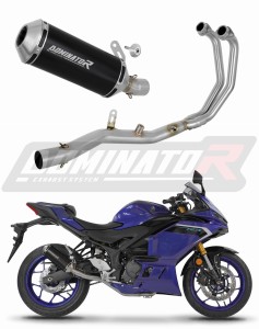Yamaha YZF-R3 2025 - 2026 Sistem complet cu colector si toba de esapament OV G2 NEGRU + dB killer