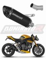 exhaust muffler DOMINATOR HP8 BLACK fits to Triumph Speed Triple 1200 RS / RR 2021  2024