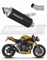 exhaust muffler DOMINATOR GPF BLACK fits to Triumph Speed Triple 1200 RS / RR 2021  2024