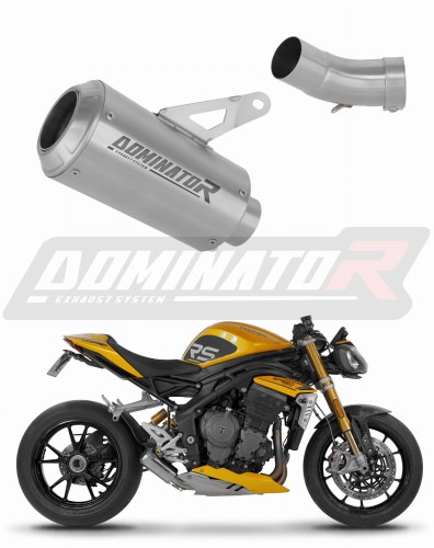 exhaust muffler DOMINATOR GPS fits to Triumph Speed Triple 1200 RS / RR 2021  2024