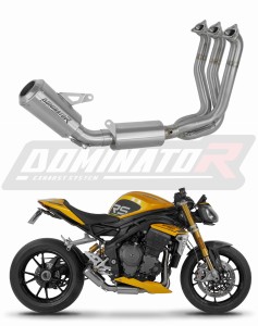 Triumph Speed Triple 1200 RS / RR 2021 - 2024 Sistem complet cu colector si toba de esapament GPS + dB killer