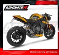 exhaust muffler DOMINATOR GPF BLACK fits to Triumph Speed Triple 1200 RS / RR 2021  2024 4