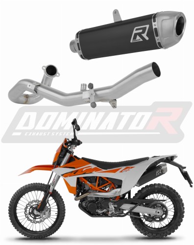 complete exhaust system with muffler DOMINATOR Full System S6 BLACK fits to KTM 690 SMCR 2026