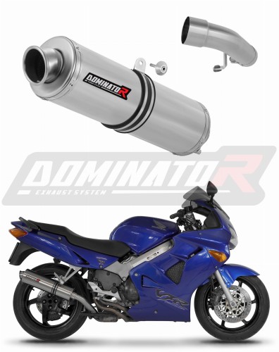exhaust muffler DOMINATOR ROUND fits to Honda VFR 800 Fi 1998  2001