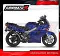 exhaust muffler DOMINATOR S6 BLACK fits to Honda VFR 800 Fi 1998  2001 5