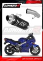 exhaust muffler DOMINATOR GP1 BLACK fits to Honda VFR 800 Fi 1998  2001 2