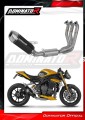 complete exhaust system with muffler DOMINATOR Full System S3 BLACK fits to Triumph Speed Triple 1200 RS / RR 2021  2024 2