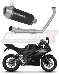 Yamaha YZF R125 2021 - 2024 (Euro 5) Sistem complet cu colector si toba de esapament S3 BLACK + dB killer