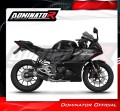 complete exhaust system with muffler DOMINATOR Full System S3 BLACK fits to Yamaha YZF R125 2021  2024 4