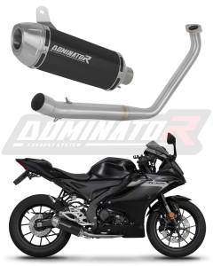 Yamaha YZF R125 2019 - 2020 Sistem complet cu colector si toba de esapament S3 BLACK + dB killer