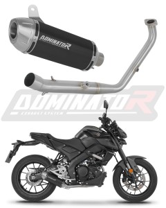 Yamaha MT 125 2024 - 2026 (Euro 5+) Full Exhaust System Collector Silencer S3 BLACK + dB killer