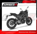 kompletny układ wydechowy z tłumikiem DOMINATOR Full System S3 CZARNY pasujący do motocykla Yamaha MT 125 2024 - 2026 4
