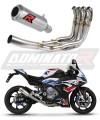 BMW M1000RR 2021 -2022 Full  Exhaust System  Muffler Auspuff Sportauspuff Silencer Echappement Silencieux Scarico Scarichi Escape Collector Manifold Wydech Tłumik  GP DOMINATOR 1 x