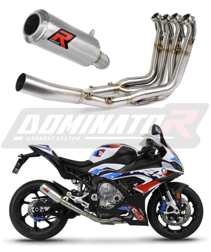 BMW M1000RR 2021 -2022 Full  Exhaust System  Muffler Auspuff Sportauspuff Silencer Echappement Silencieux Scarico Scarichi Escape Collector Manifold Wydech Tłumik  GP DOMINATOR 1 x