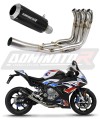 BMW M1000RR 2020 -2024 Full  Exhaust System  Muffler Auspuff Sportauspuff Silencer Echappement Silencieux Scarico Scarichi Escape Collector Manifold Wydech Tłumik  GP BLACK DOMINATOR x