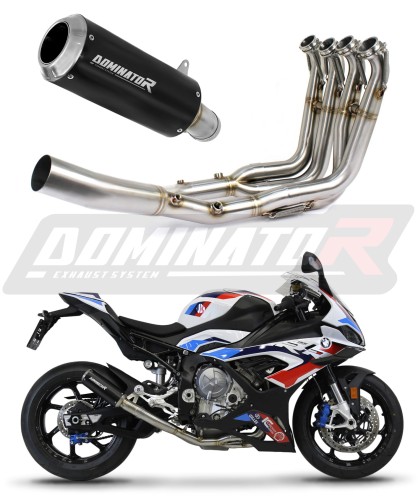 complete exhaust system with muffler DOMINATOR Full System GP BLACK fits to BMW M1000RR 2020  2024 2