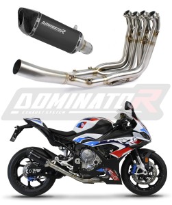 BMW M1000RR 2020 - 2024 Sistem complet cu colector si toba de esapament HP6 NEGRU + dB killer medium