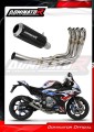 BMW M1000RR 2020 -2024 Full  Exhaust System  Muffler Auspuff Sportauspuff Silencer Echappement Silencieux Scarico Scarichi Escape Collector Manifold Wydech Tłumik  GP BLACK DOMINATOR