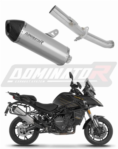 exhaust muffler DOMINATOR titanium HP7 fits to QJMOTOR SRT 900 S / SX 2025  2026