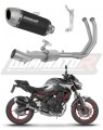 complete exhaust system with muffler DOMINATOR Full System S6 BLACK fits to Kawasaki Z650 2023  2026