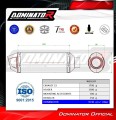 complete exhaust system with muffler DOMINATOR Full System S3 fits to Kawasaki Z650 2023  2026 7