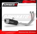 complete exhaust system with muffler DOMINATOR Full System S3 BLACK fits to Kawasaki Z650 2023  2026 3