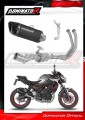 kompletny układ wydechowy z tłumikiem DOMINATOR Full System HP6 CZARNY pasujący do motocykla Kawasaki Ninja 650 2023 - 2026 2