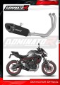 complete exhaust system with muffler DOMINATOR Full System HP8 BLACK fits to Kawasaki Z650 2023  2026 2