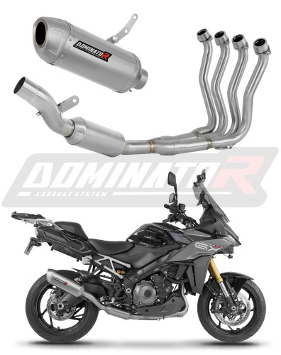 complete exhaust system with muffler DOMINATOR Full System S6 EX fits to Suzuki GSXS 1000 GX 2024
