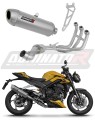 complete exhaust system with muffler DOMINATOR Full System S6 fits to Triumph Street Triple 765 RS 2024  2025 5