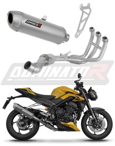 Triumph Street Triple 765 RS 2024 - 2025 Sistem complet cu colector si toba de esapament S6 + dB killer