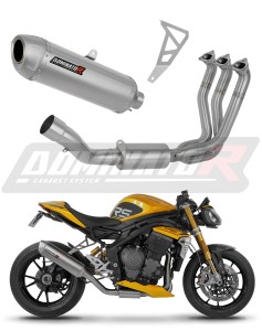 Triumph Speed Triple 1200 RS / RR 2021 - 2024 Sistem complet cu colector si toba de esapament S6 + dB killer