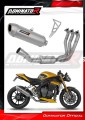 complete exhaust system with muffler DOMINATOR Full System S6 fits to Triumph Speed Triple 1200 RS / RR 2021  2024 2