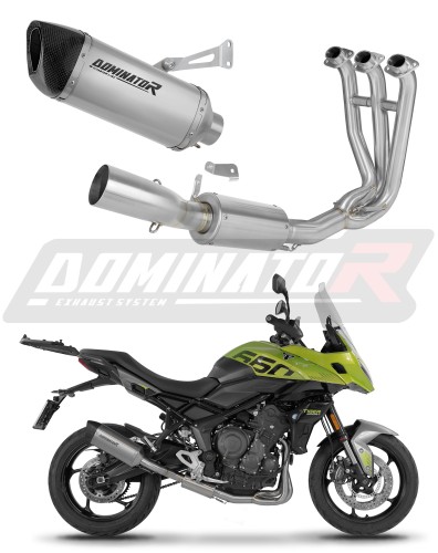 kompletny układ wydechowy z tłumikiem DOMINATOR Full System Tytanowy HP6 pasujący do motocykla Triumph Tiger Sport 660 2025 - 2026