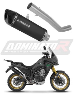 Rieju Aventura 500 2023 - 2026 Toba de esapament HP6 NEGRU + dB killer