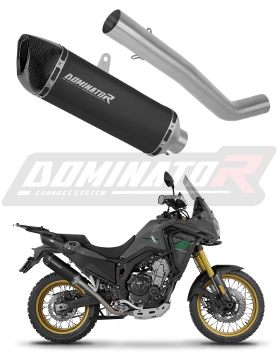 exhaust muffler DOMINATOR HP6 BLACK fits to Rieju Aventura 500 2023  2026