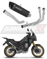 complete exhaust system with muffler DOMINATOR Full System HP6 BLACK fits to Rieju Aventura 500 2023  2026