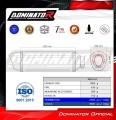 exhaust muffler DOMINATOR HP6 BLACK fits to Rieju Aventura 500 2023  2026 6