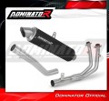 kompletny układ wydechowy z tłumikiem DOMINATOR Full System GPF CZARNY pasujący do motocykla Rieju Aventura 500 2023 - 2026 3