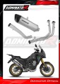 kompletny układ wydechowy z tłumikiem DOMINATOR Full System Tytanowy HP6 pasujący do motocykla Rieju Aventura 500 2023 - 2026 2
